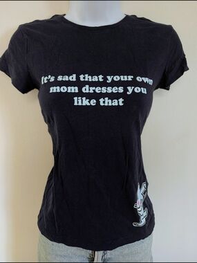 Happy Bunny Vintage Y2K Tee Humor Tee and Bunny Accent